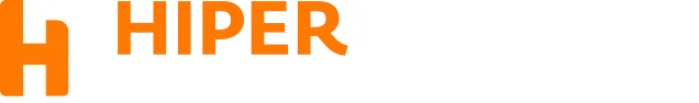 Logo Hiperpiedras en naranja para encabezado del sitio sobre fondo claro